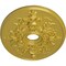 Ekena Millwork Alexa Ceiling Medallion (Canopies up to 5 5/8"), 30 3/4"W x 21 1/4"H x 3 7/8"ID x 1 5/8"P, Rich Gold CM21X30ALRGS - alternate 2